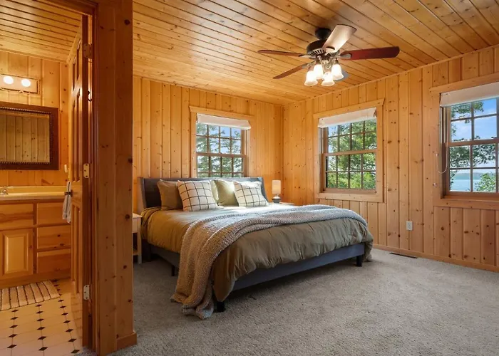 New! Sunsets On Upper Hay Villa Pequot Lakes